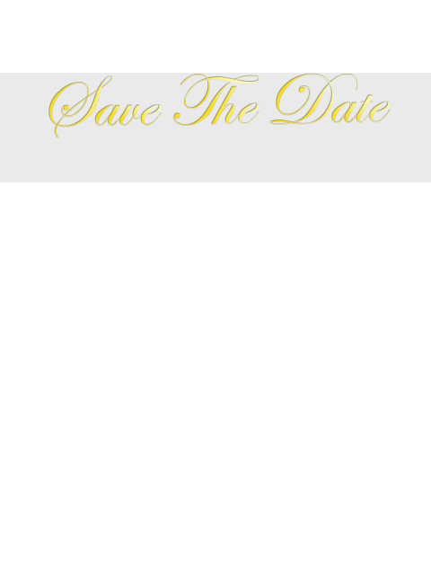 Save the Date Wedding Card