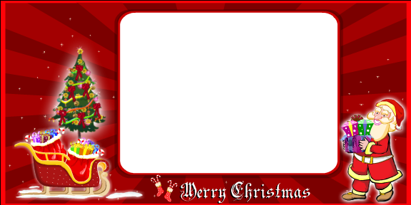 Vintage Western Christmas Greeting Card