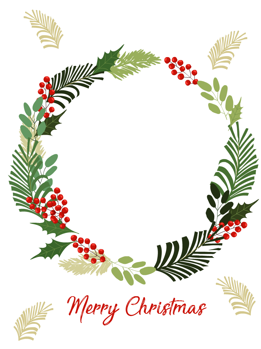 Festive Mother & Child Christmas Card