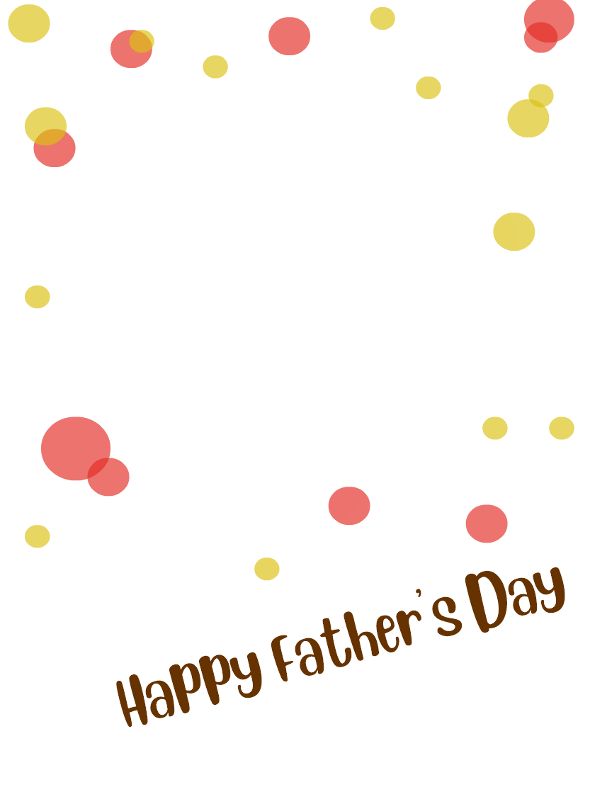 Happy Father's Day Heart Photo Card