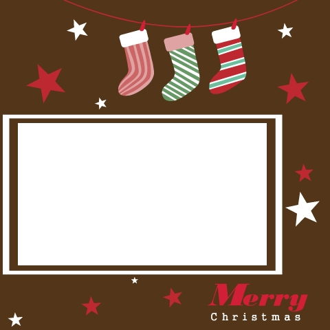 Festive Joy Christmas Photo Card