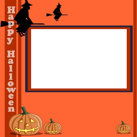 Halloween Witch Photo Card