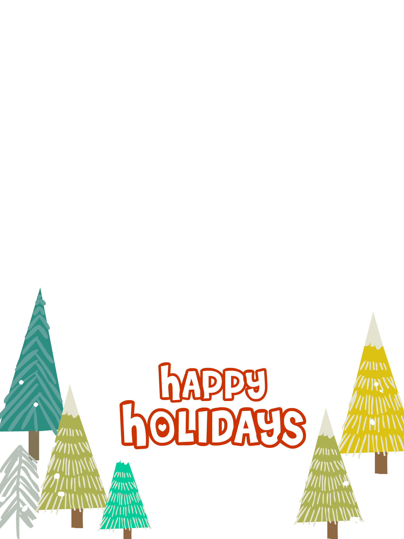 Happy Holidays Photo Card