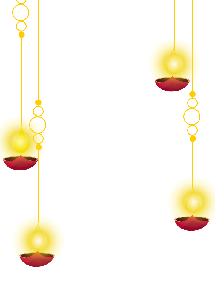 Happy Diwali Lights Greeting Card