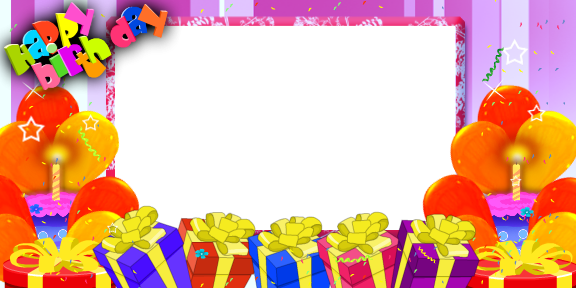 Colorful Birthday Celebration Photo Card