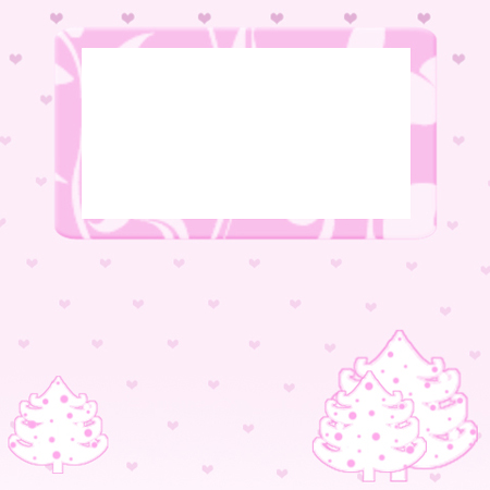 Pink Merry Christmas Photo Card