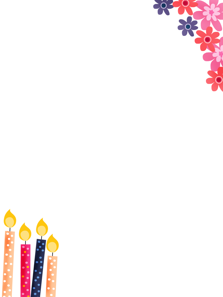 Princess Birthday Girl with Flowers