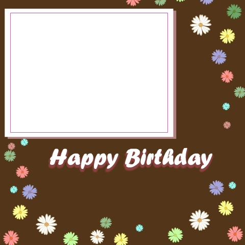 Happy Birthday Photo Greeting Card