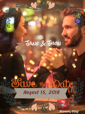 Rustic Save the Date Wedding Card