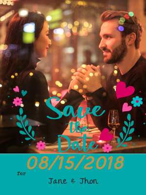 Save the Date Photo Card