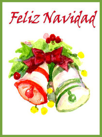 Feliz Navidad Christmas Greeting Card