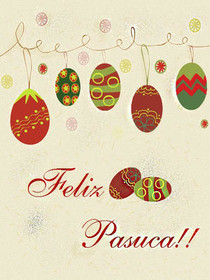 Feliz Pascua Easter Greeting Card