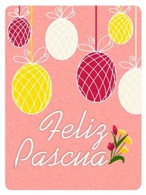 Feliz Pascua Easter Eggs Card