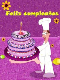 Feliz Cumpleaños Birthday Cake Chef
