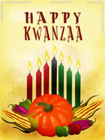 Happy Kwanzaa Greeting Card